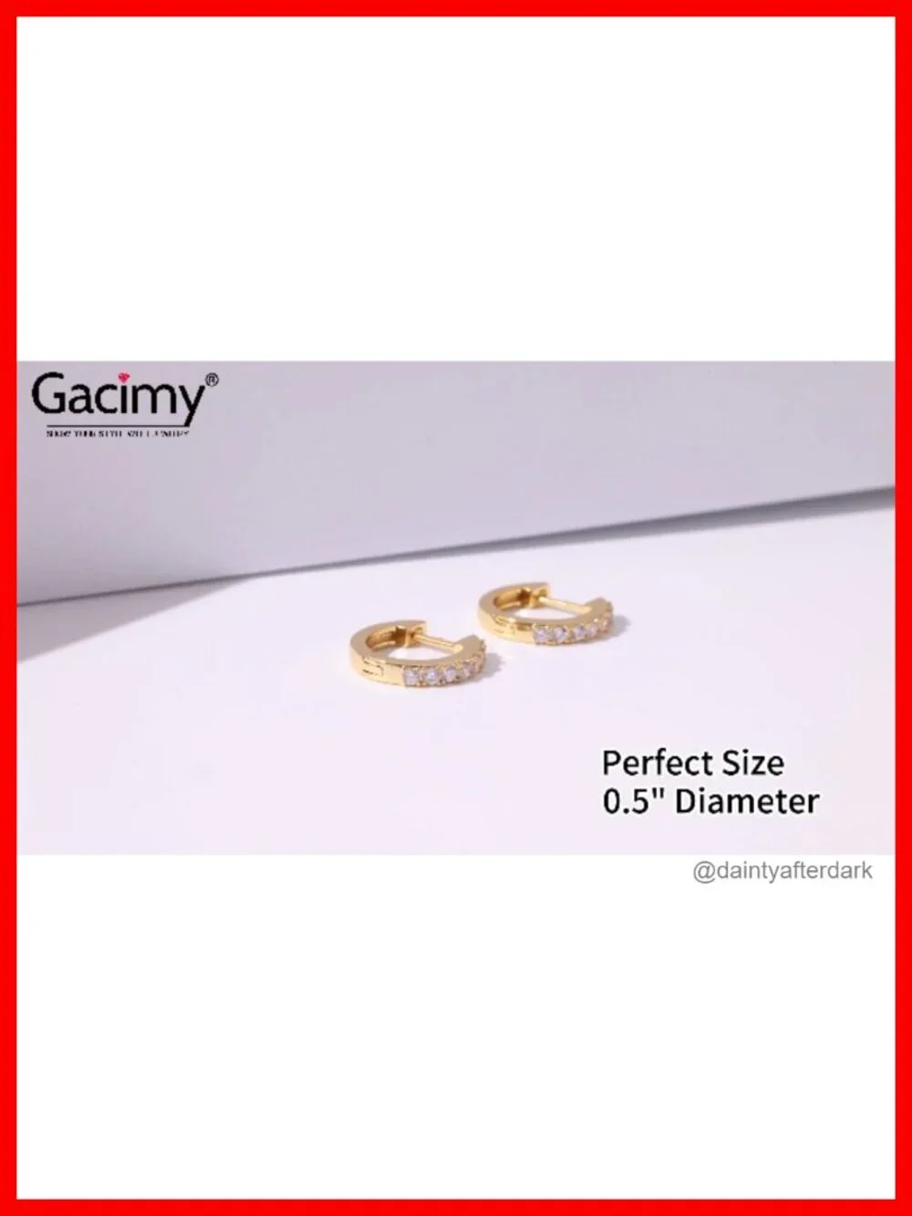 14K Gold Plated Huggie Earrings for Women, Small CZ Hoop Earrings Set
